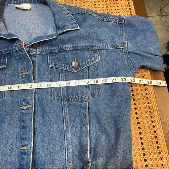 BKE denim blue jean jacket. - Picture 9 of 11